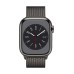 Apple Watch Series 8 GPS + Cellular 41mm Stainless Steel Case, Milanese Loop